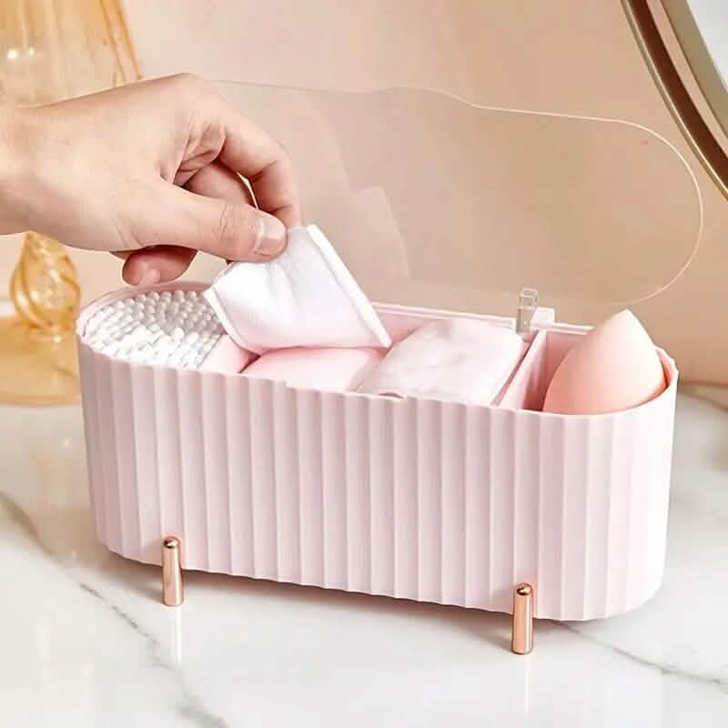 3 Compartments Cotton Swab Storage Box - A-1 Thread Vault
