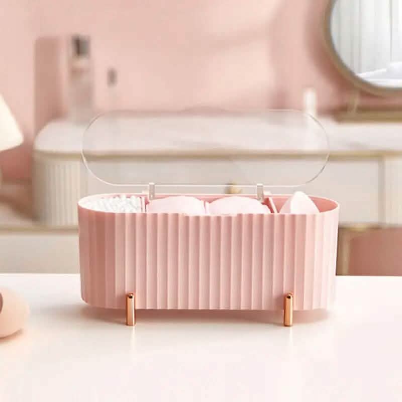 3 Compartments Cotton Swab Storage Box - A-1 Thread Vault