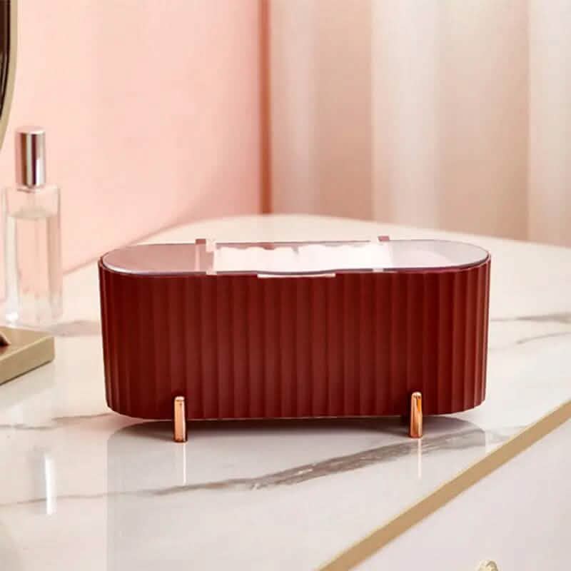 3 Compartments Cotton Swab Storage Box - A-1 Thread Vault