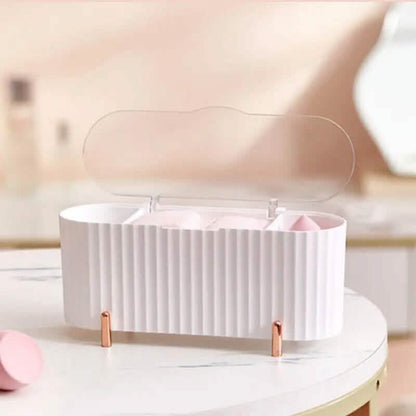 3 Compartments Cotton Swab Storage Box - A-1 Thread Vault