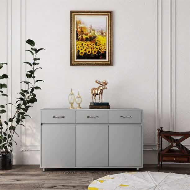 3 Drawer Sideboard Buffet Storage Cabinet - A-1 Thread Vault