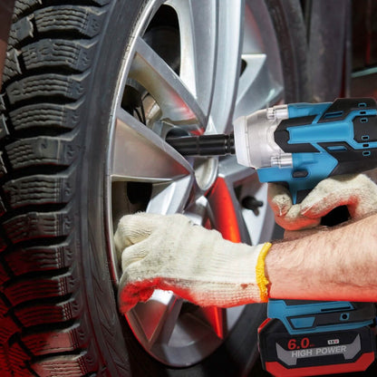 3-In-1 Cordless Electric Impact Wrench Drill Screwdriver with Brushless Motor Max 3450RPM Variable Speed - A-1 Thread Vault