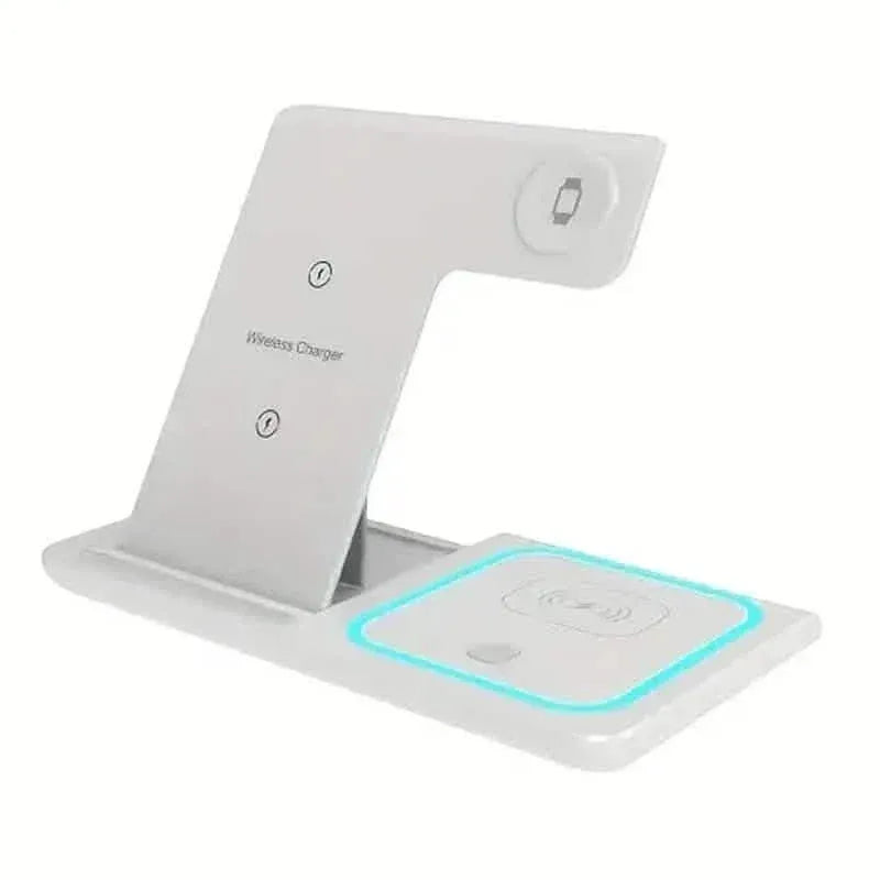 3-in-1 Folding Fast Wireless Charger Station - A-1 Thread Vault