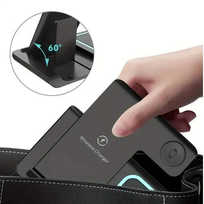3-in-1 Folding Fast Wireless Charger Station - A-1 Thread Vault