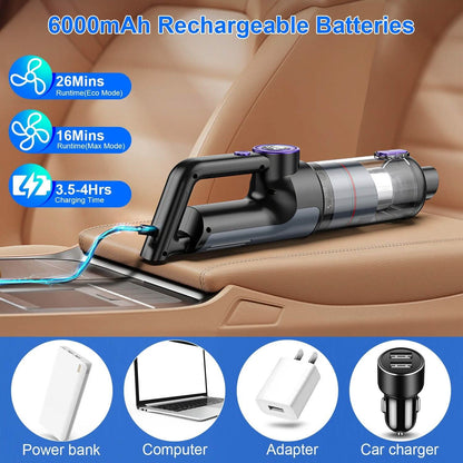 3-in-1 Handheld Cordless Car Vacuum Cleaner - A-1 Thread Vault