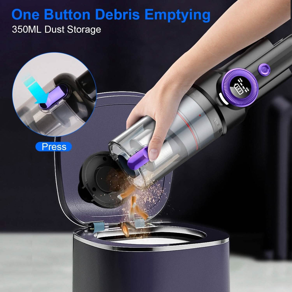 3-in-1 Handheld Cordless Car Vacuum Cleaner - A-1 Thread Vault