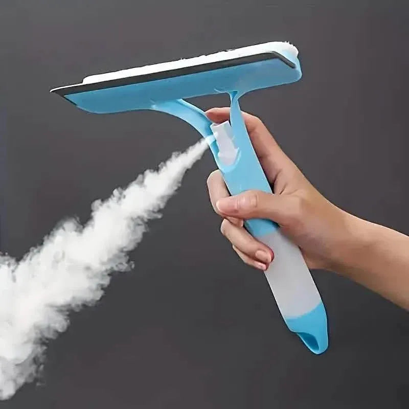 3-in-1 Handheld Glass Cleaner with Scraper & Sprayer - Versatile Window Wipe - A-1 Thread Vault