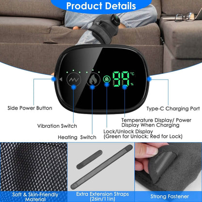 3-in-1 Heated Pads Massager with 3 Level Vibration - A-1 Thread Vault