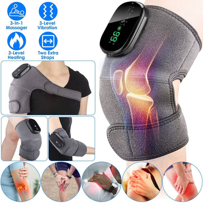 3-in-1 Heated Pads Massager with 3 Level Vibration - A-1 Thread Vault