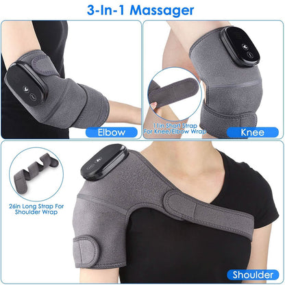 3-in-1 Heated Pads Massager with 3 Level Vibration - A-1 Thread Vault