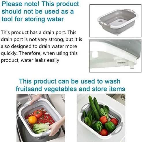 3-in-1 Multifunctional Foldable Cutting Board - A-1 Thread Vault