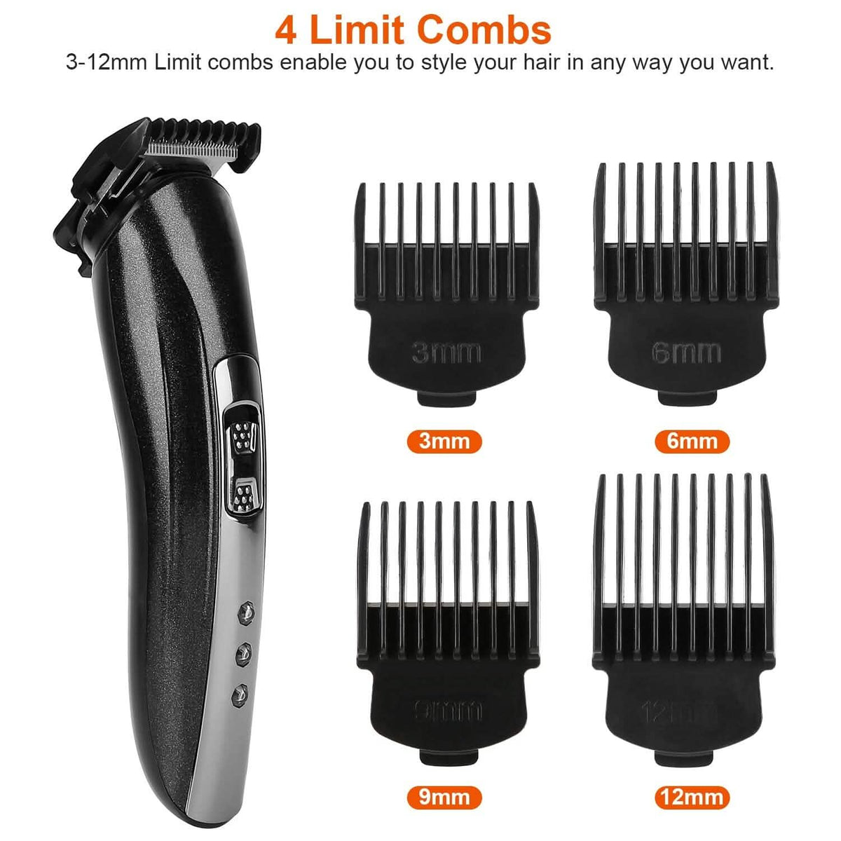 3-in-1 Rechargeable Hair Clipper Cordless Hair Trimmer Shaver - A-1 Thread Vault
