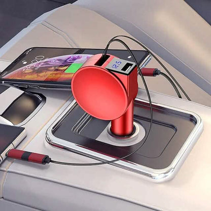 3-in-1 Retractable Car Phone Charger - A-1 Thread Vault