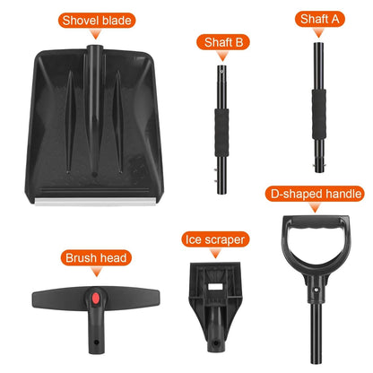 3-in-1 Snow Shovel Kit Brush Ice Scraper - A-1 Thread Vault