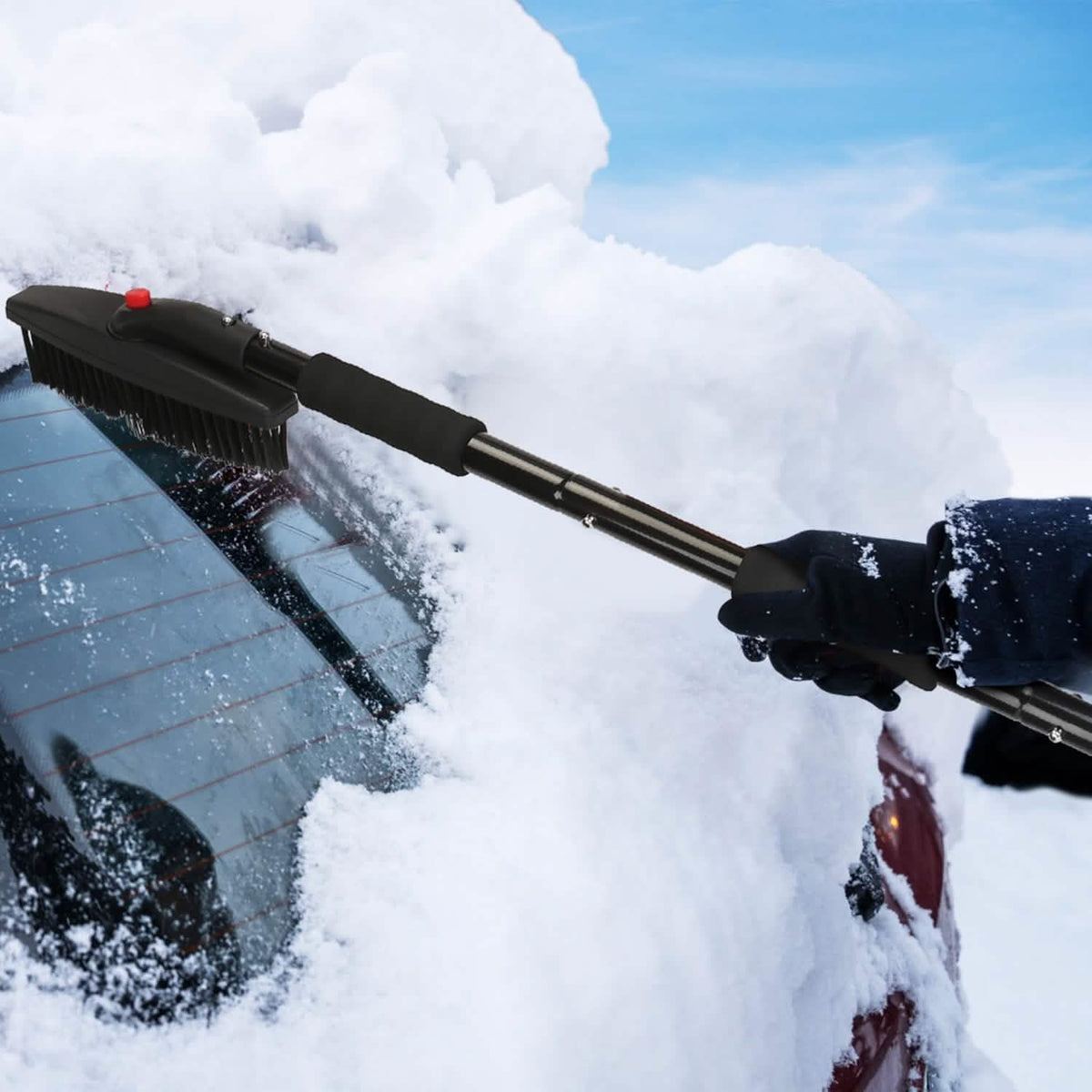 3-in-1 Snow Shovel Kit Brush Ice Scraper - A-1 Thread Vault