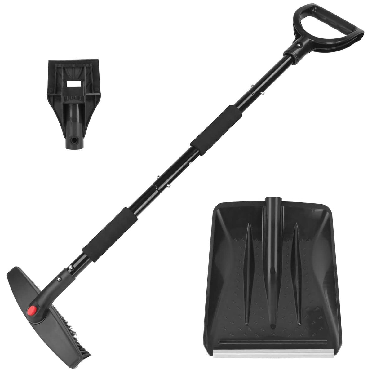 3-in-1 Snow Shovel Kit Brush Ice Scraper - A-1 Thread Vault