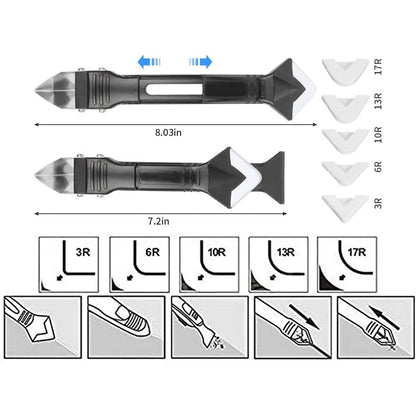 3-in-1 Stainless Steelhead Caulk Remover and Sealant Scraper - A-1 Thread Vault