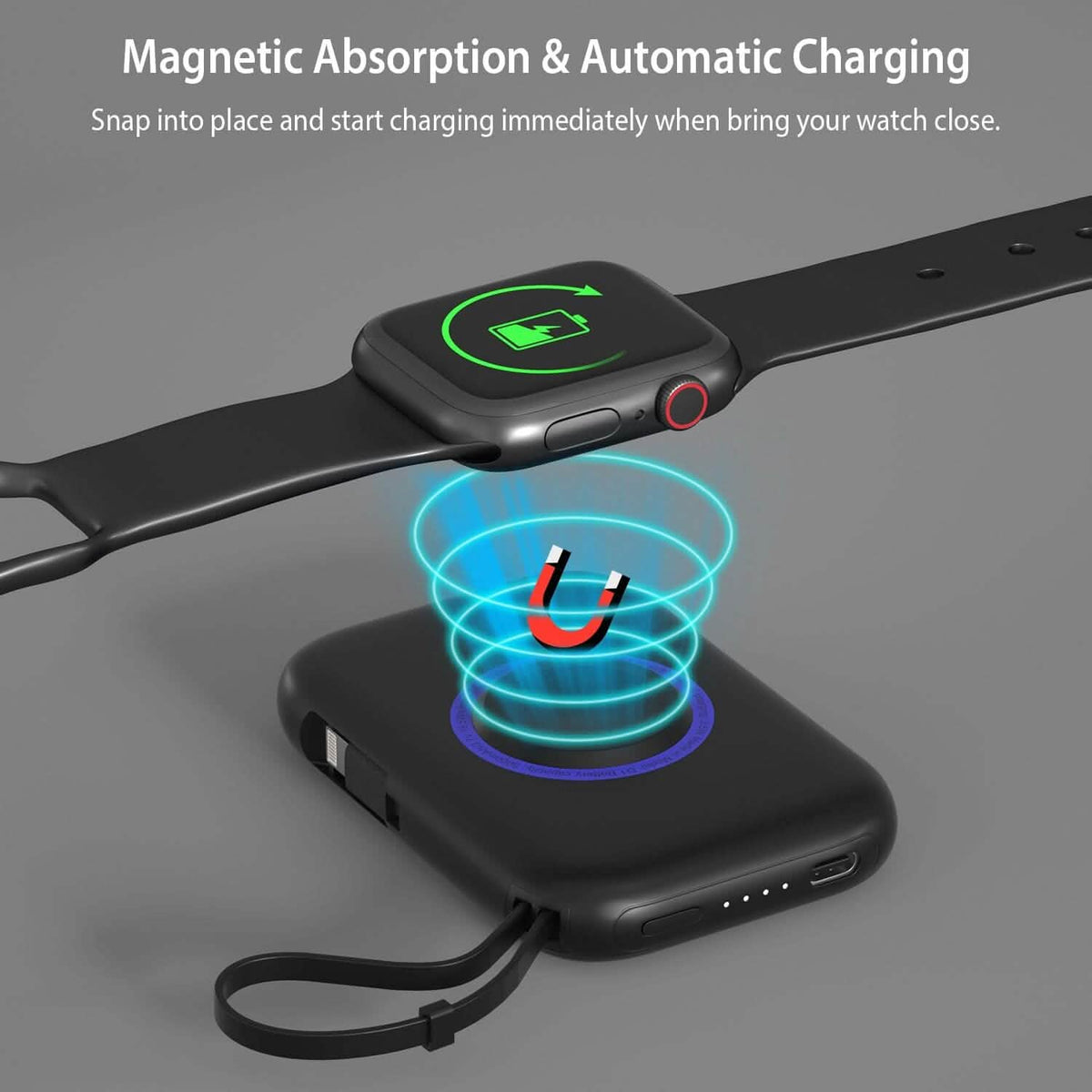 3-in-1 Wireless Charger Portable Magnetic Power Bank - A-1 Thread Vault