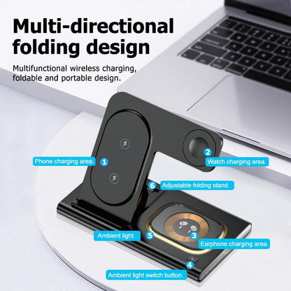 3 in 1 wireless charger supports fast charging and multifunctional wireless charging - A-1 Thread Vault