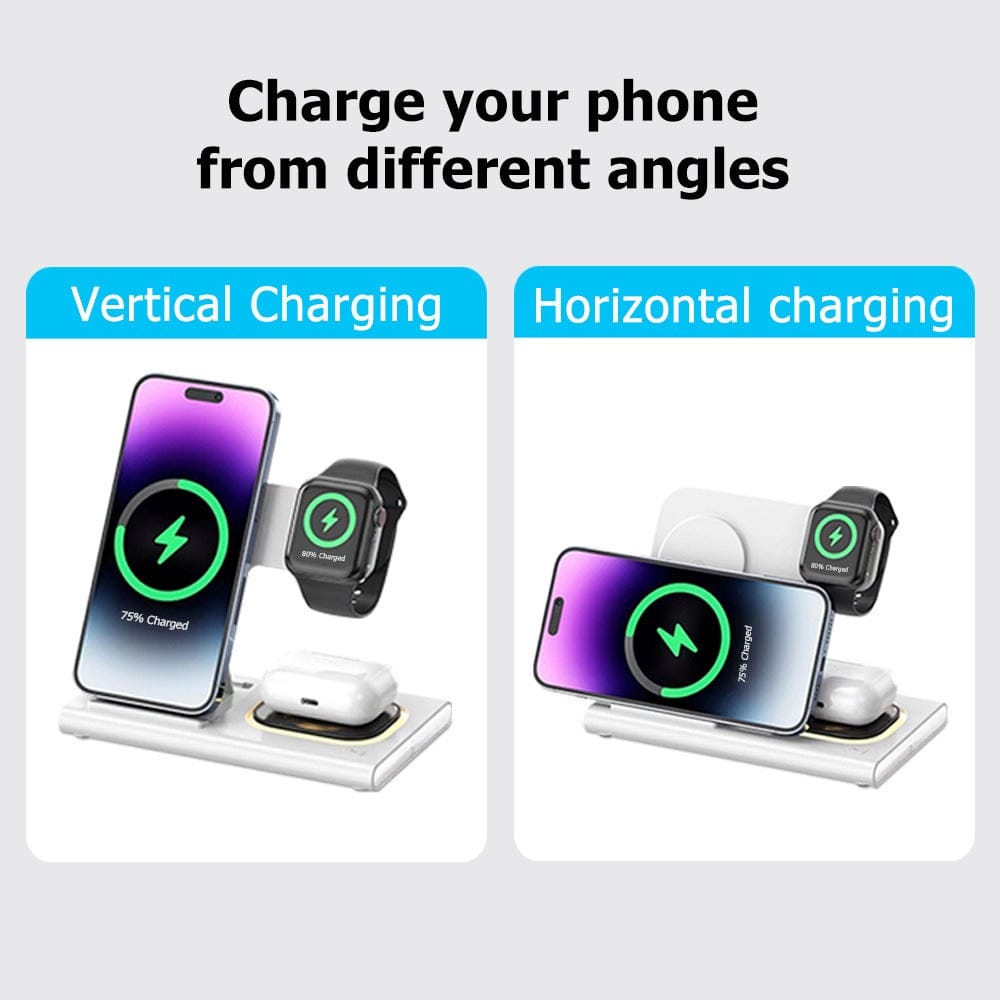 3 in 1 wireless charger supports fast charging and multifunctional wireless charging - A-1 Thread Vault
