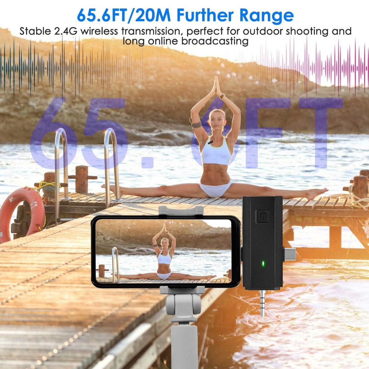 3-in-1 Wireless Clip On Microphone Omnidirectional Noise Reduction Plug - A-1 Thread Vault