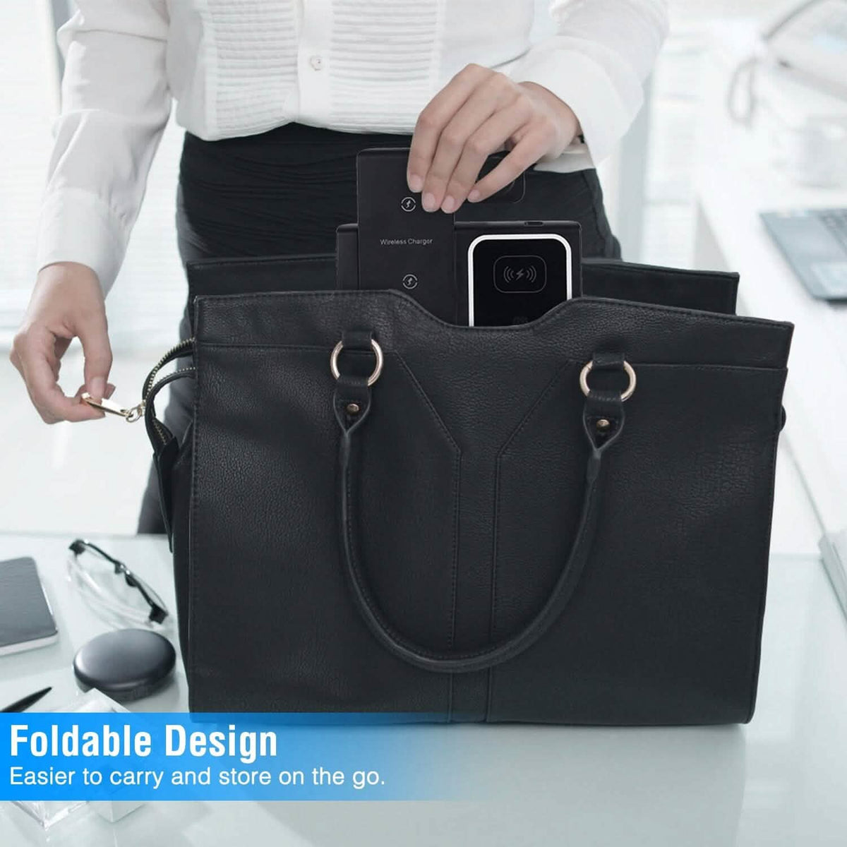 3-in-1 Wireless Fast Charging Station Dock Foldable - A-1 Thread Vault