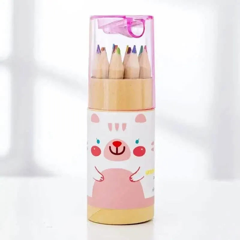 3-Pack: 12-Color Cute Pencils Creative Stationery Cute Bear - A-1 Thread Vault