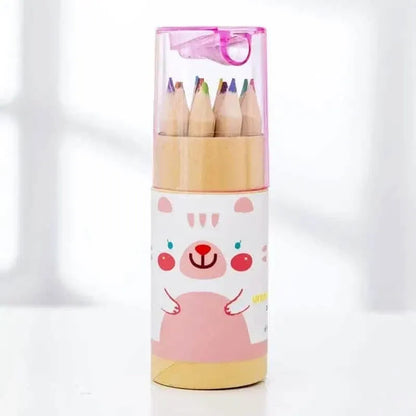 3-Pack: 12-Color Cute Pencils Creative Stationery Cute Bear - A-1 Thread Vault