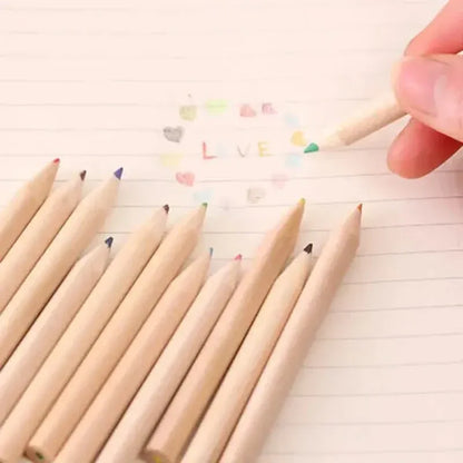 3-Pack: 12-Color Cute Pencils Creative Stationery Cute Bear - A-1 Thread Vault