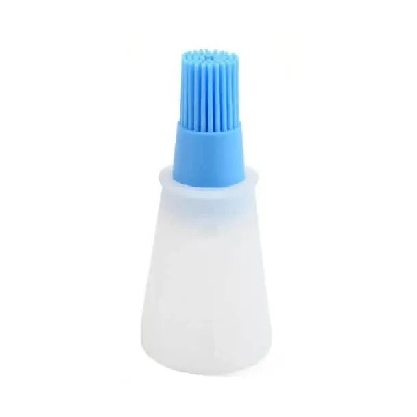 3-Pack: 2.2oz Silicone BBQ Oil Bottle Brush with Flat-Bottom Design - A-1 Thread Vault