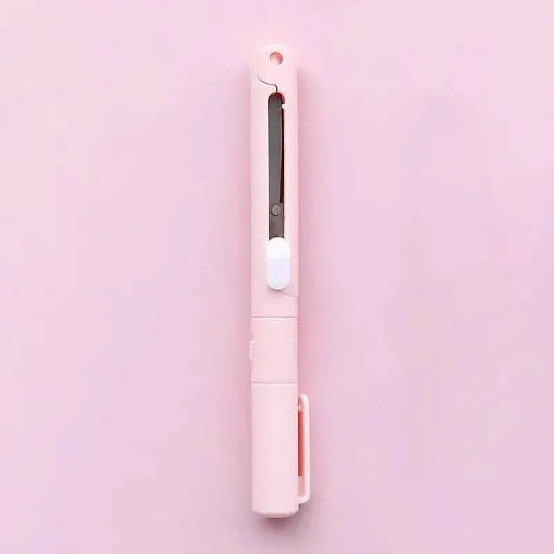 3-Pack: 2-in-1 Pen Style Scissors with Paper Cutter - A-1 Thread Vault