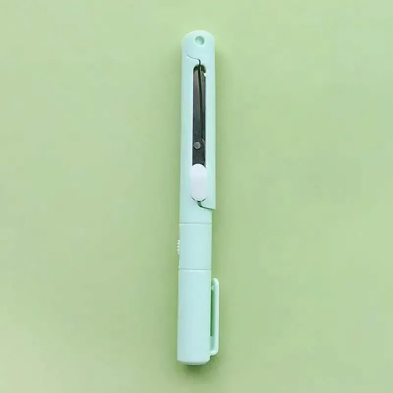 3-Pack: 2-in-1 Pen Style Scissors with Paper Cutter - A-1 Thread Vault