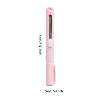 3-Pack: 2-in-1 Pen Style Scissors with Paper Cutter - A-1 Thread Vault