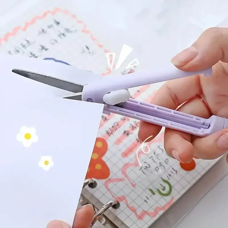 3-Pack: 2-in-1 Pen Style Scissors with Paper Cutter - A-1 Thread Vault