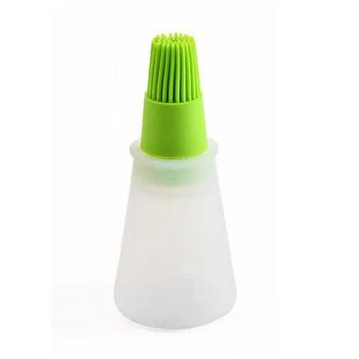 3-Pack: 2.2oz Silicone BBQ Oil Bottle Brush with Flat-Bottom Design - A-1 Thread Vault