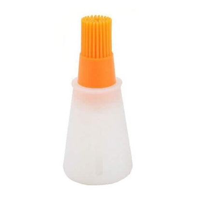 3-Pack: 2.2oz Silicone BBQ Oil Bottle Brush with Flat-Bottom Design - A-1 Thread Vault
