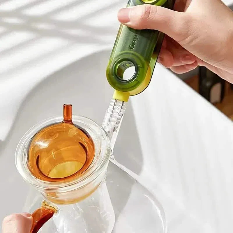 3-Pack: 3-in-1 Tiny Bottle Cup Lid Detail Brush - A-1 Thread Vault