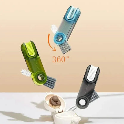 3-Pack: 3-in-1 Tiny Bottle Cup Lid Detail Brush - A-1 Thread Vault