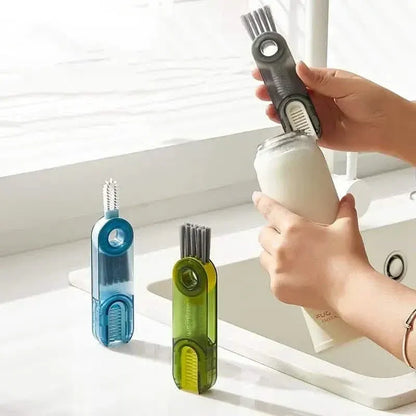 3-Pack: 3-in-1 Tiny Bottle Cup Lid Detail Brush - A-1 Thread Vault