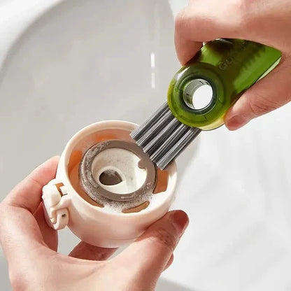 3-Pack: 3-in-1 Tiny Bottle Cup Lid Detail Brush - A-1 Thread Vault