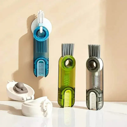 3-Pack: 3-in-1 Tiny Bottle Cup Lid Detail Brush - A-1 Thread Vault