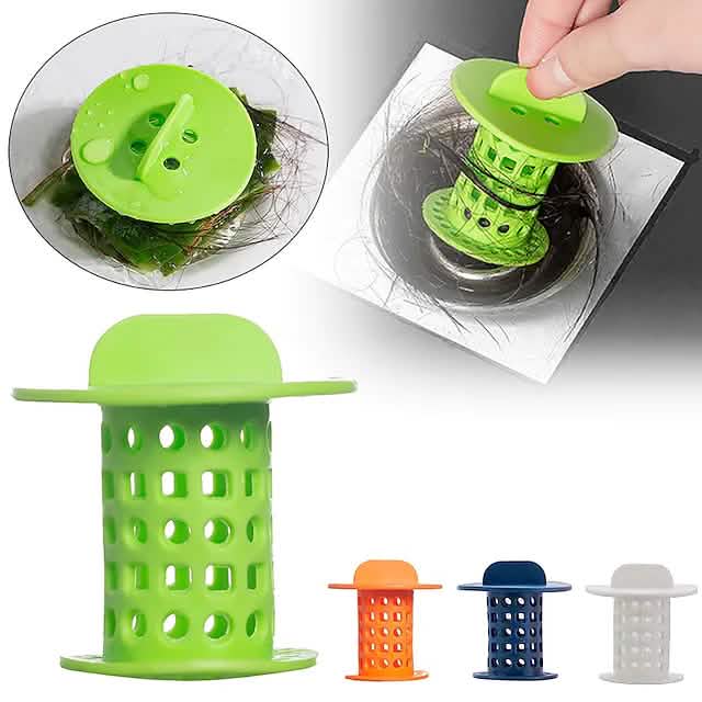 3-Pack: Bathroom Drain Hair Catcher Bath Stopper Plug Sink - A-1 Thread Vault