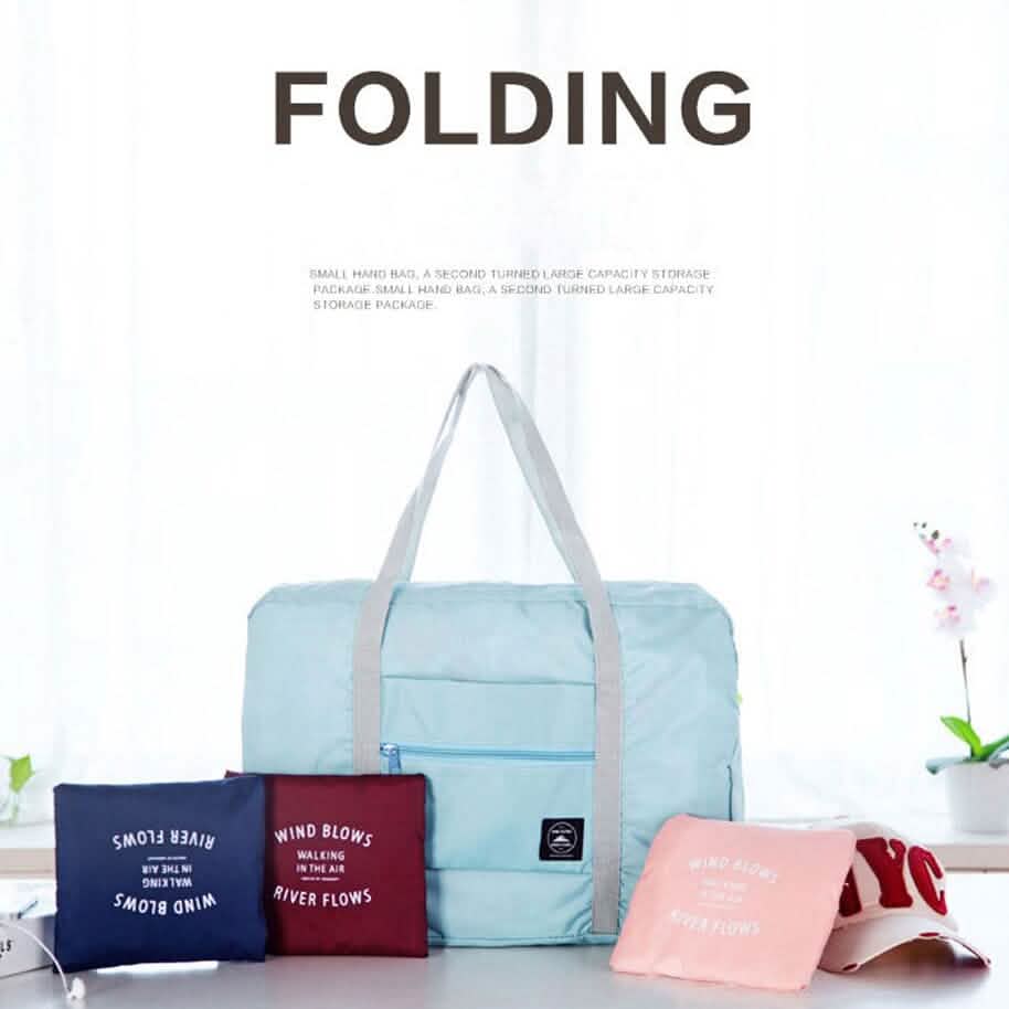 3-Pack: Compact & Stylish Foldable Travel Storage Bag - A-1 Thread Vault