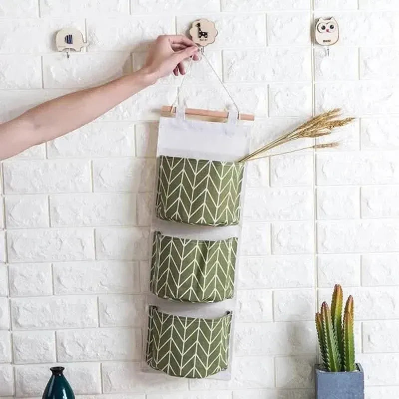 3-Pack: Cotton Hanging Storage Bag - A-1 Thread Vault