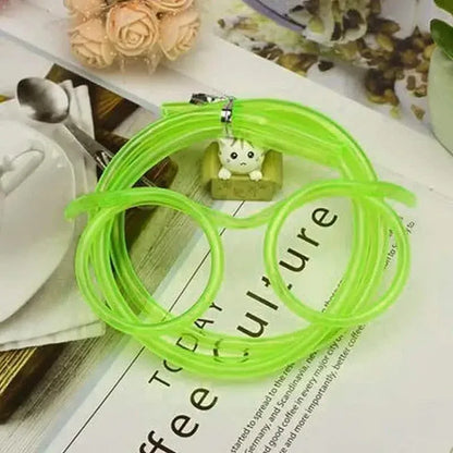 3-Pack: Creative Fun Glasses Straw Crazy Funny Art Straw - A-1 Thread Vault