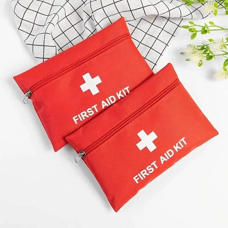 3-Pack: First Aid Kit Bags Nurse Red Medical Tools Bag - A-1 Thread Vault