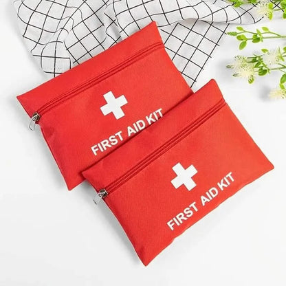 3-Pack: First Aid Kit Bags Nurse Red Medical Tools Bag - A-1 Thread Vault