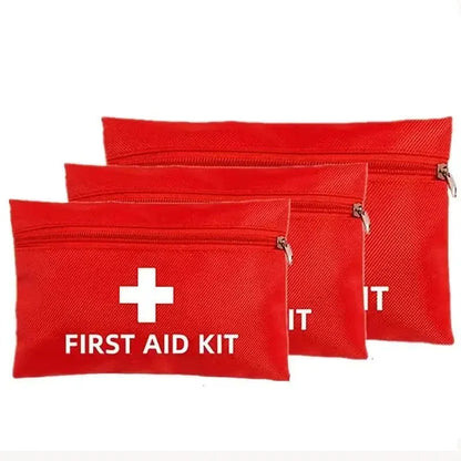 3-Pack: First Aid Kit Bags Nurse Red Medical Tools Bag - A-1 Thread Vault