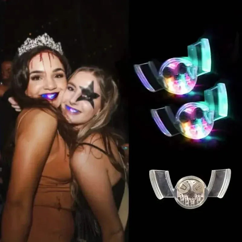 3-Pack: Flashing Mouth Glow Tooth Funny LED Light - A-1 Thread Vault