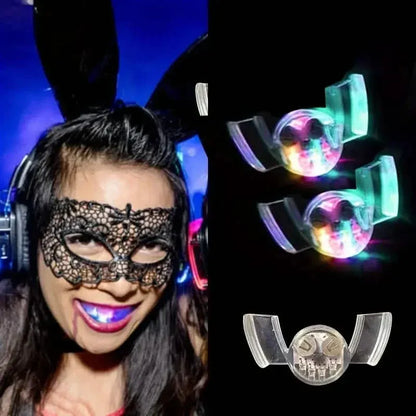 3-Pack: Flashing Mouth Glow Tooth Funny LED Light - A-1 Thread Vault